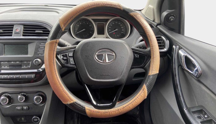 2017 Tata TIGOR XZA PETROL, CNG, Automatic, 77,621 km, Steering Wheel Close Up