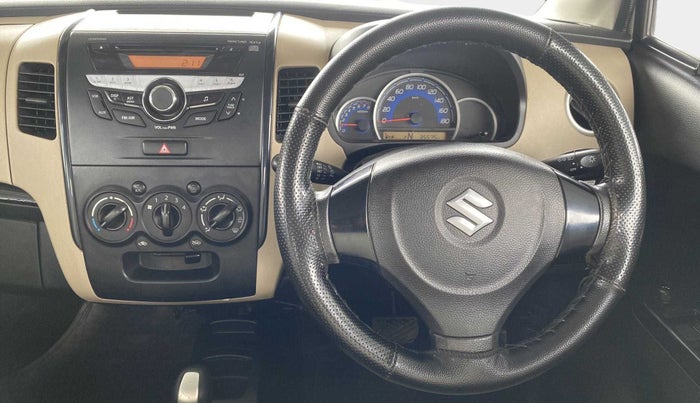 2018 Maruti Wagon R 1.0 VXI AMT, Petrol, Automatic, 35,649 km, Steering Wheel Close Up