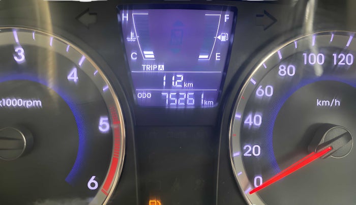 2016 Hyundai Verna 1.6 CRDI SX, Diesel, Manual, 75,251 km, Odometer Image