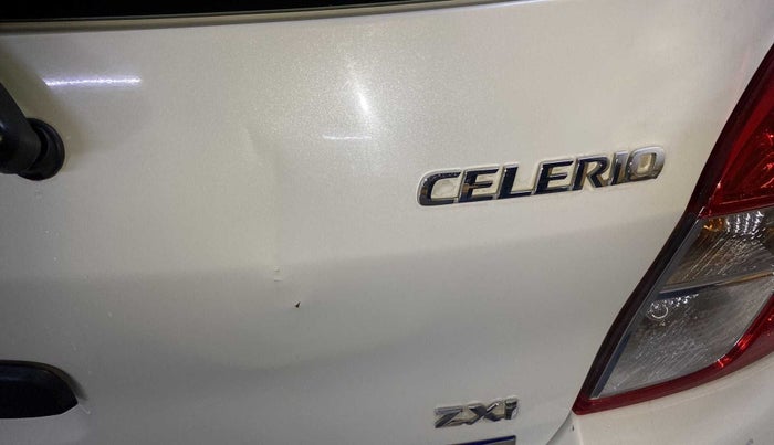 2017 Maruti Celerio ZXI AMT, Petrol, Automatic, 1,07,963 km, Dicky (Boot door) - Slightly dented