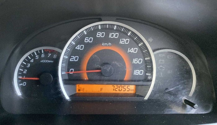 2014 Maruti Wagon R 1.0 VXI, Petrol, Manual, 72,017 km, Odometer Image
