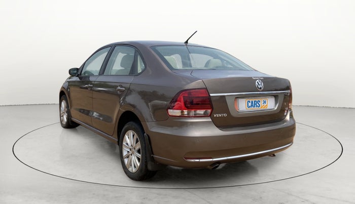 2015 Volkswagen Vento HIGHLINE DIESEL 1.5, Diesel, Manual, 1,25,440 km, Left Back Diagonal
