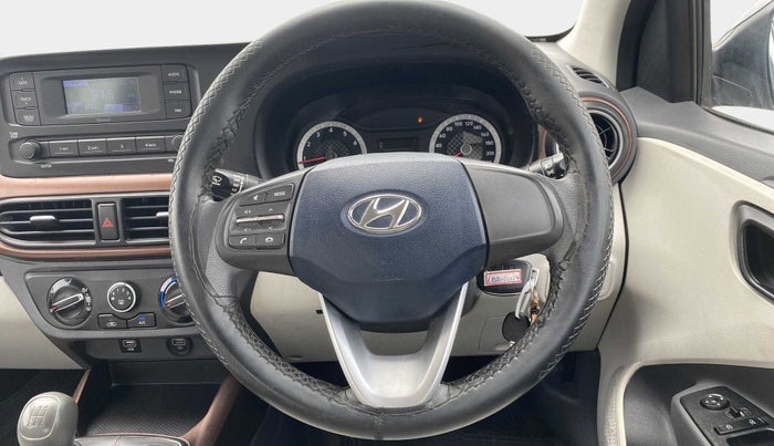 2021 Hyundai AURA S 1.2, Petrol, Manual, 15,564 km, Steering Wheel Close Up