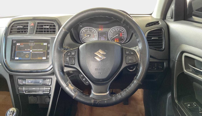 2018 Maruti Vitara Brezza ZDI PLUS, Diesel, Manual, 1,05,605 km, Steering Wheel Close Up