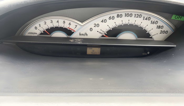 2011 Toyota Etios V, Petrol, Manual, 46,849 km, Odometer Image