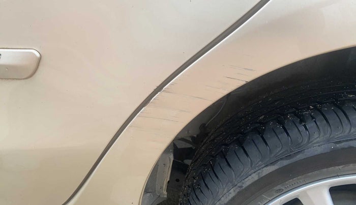2011 Toyota Etios V, Petrol, Manual, 46,849 km, Left quarter panel - Minor scratches