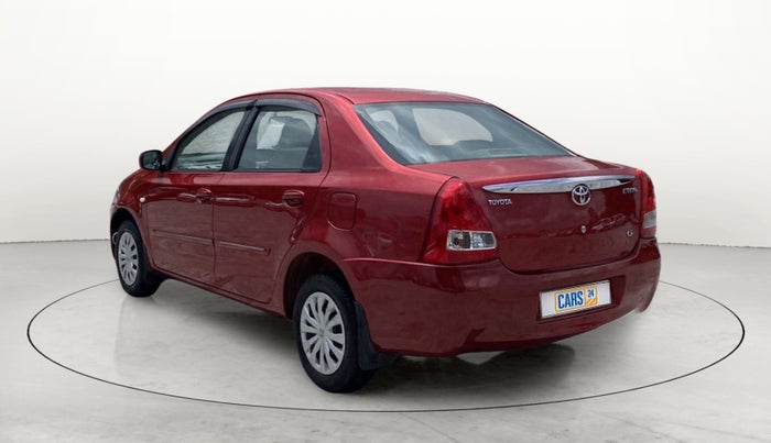 2011 Toyota Etios G, Petrol, Manual, 64,853 km, Left Back Diagonal