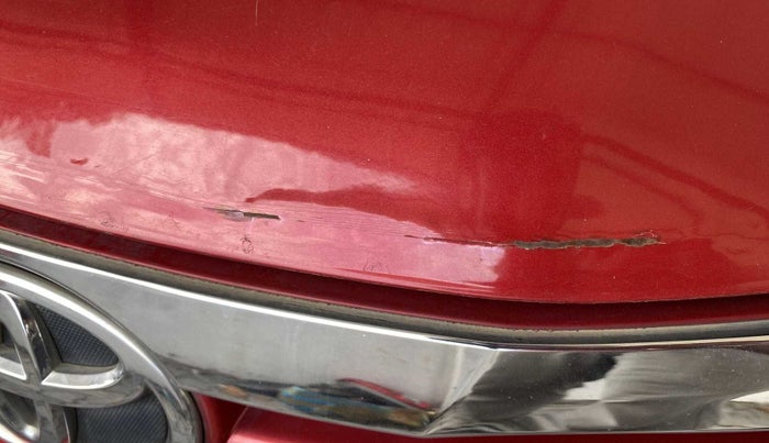 2011 Toyota Etios G, Petrol, Manual, 64,853 km, Bonnet (hood) - Minor scratches