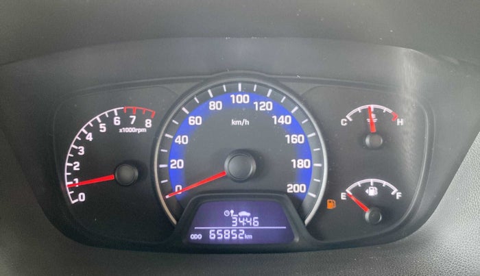 2014 Hyundai Xcent SX 1.2 (O), Petrol, Manual, 65,808 km, Odometer Image