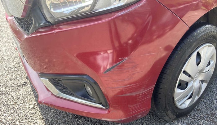 2018 Honda Amaze 1.2L I-VTEC S, Petrol, Manual, 73,982 km, Front bumper - Minor scratches