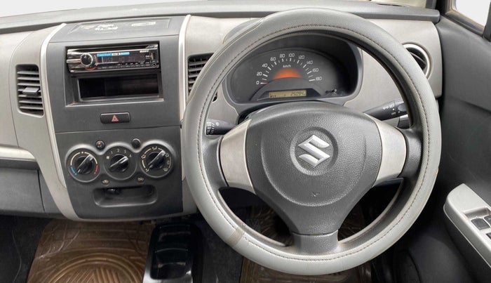 2011 Maruti Wagon R 1.0 LXI, Petrol, Manual, 25,090 km, Steering Wheel Close Up