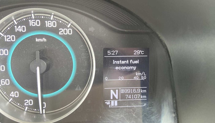 2018 Maruti IGNIS ZETA 1.2 AMT, Petrol, Automatic, 74,213 km, Odometer Image
