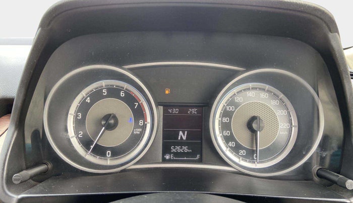 2017 Maruti Dzire ZXI PLUS AMT, Petrol, Automatic, 52,620 km, Odometer Image
