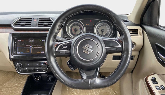 2017 Maruti Dzire ZXI PLUS AMT, Petrol, Automatic, 52,620 km, Steering Wheel Close Up