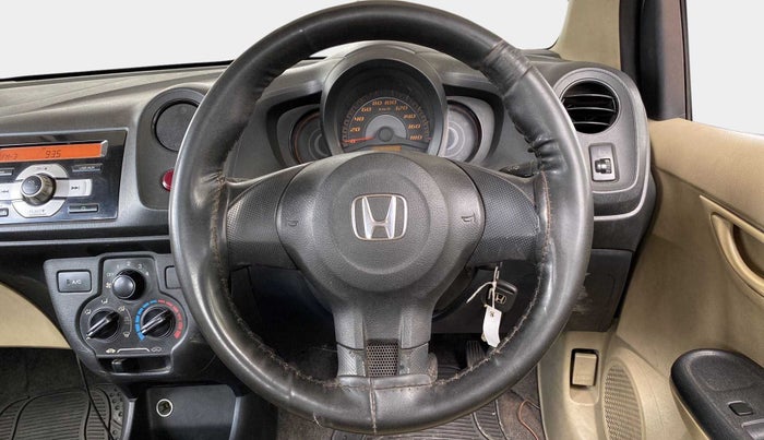 2015 Honda Amaze 1.2L I-VTEC EX, Petrol, Manual, 82,893 km, Steering Wheel Close Up