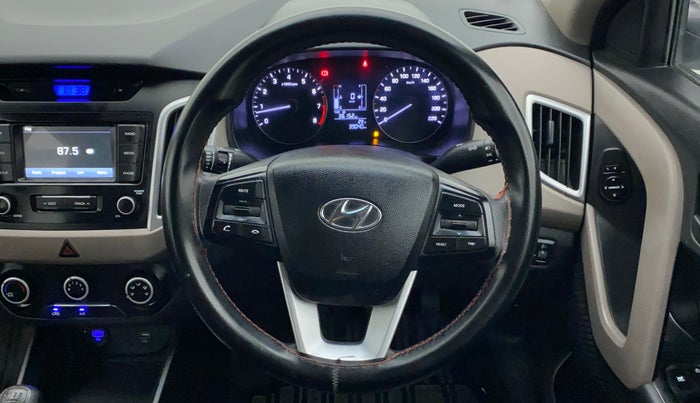 2018 Hyundai Creta E PLUS 1.6 PETROL, Petrol, Manual, 39,084 km, Steering Wheel Close Up