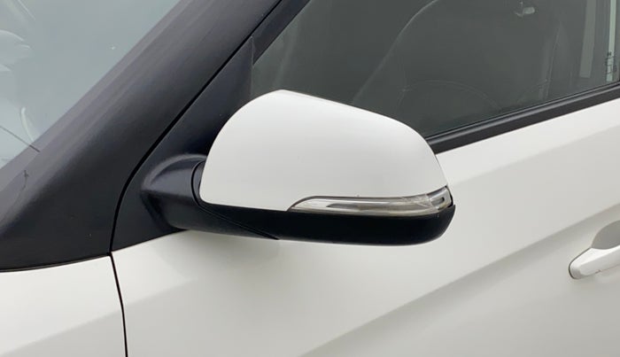 2018 Hyundai Creta E PLUS 1.6 PETROL, Petrol, Manual, 39,084 km, Left rear-view mirror - Indicator light has minor damage