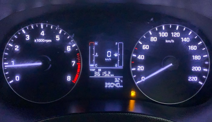 2018 Hyundai Creta E PLUS 1.6 PETROL, Petrol, Manual, 39,084 km, Odometer Image