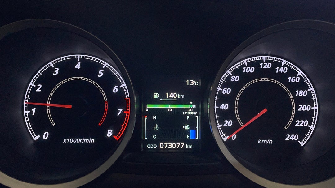 2017 Mitsubishi Lancer Es Sport, Manual, 73077 km, Odometer View