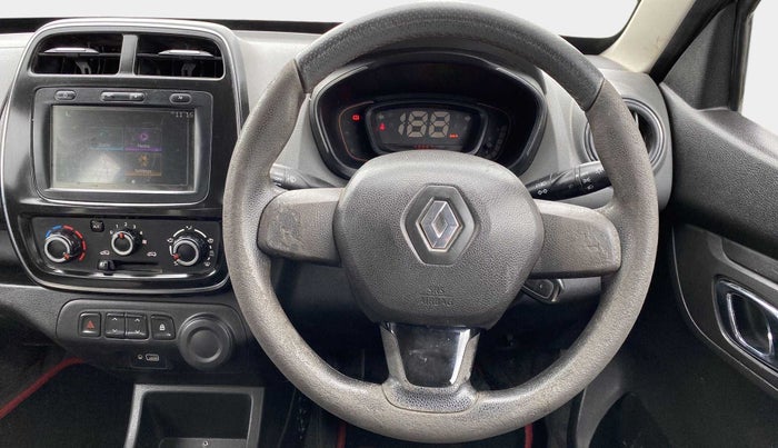 2019 Renault Kwid RXT 0.8 (O), Petrol, Manual, 49,905 km, Steering Wheel Close Up