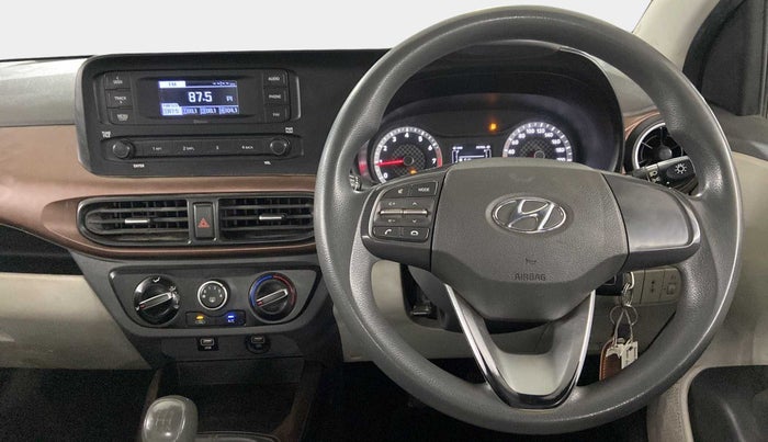 2021 Hyundai AURA S 1.2 CNG, CNG, Manual, 56,413 km, Steering Wheel Close Up