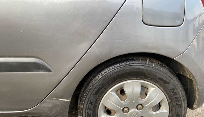 2010 Hyundai i10 SPORTZ 1.2, Petrol, Manual, 1,20,764 km, Left quarter panel - Slightly dented
