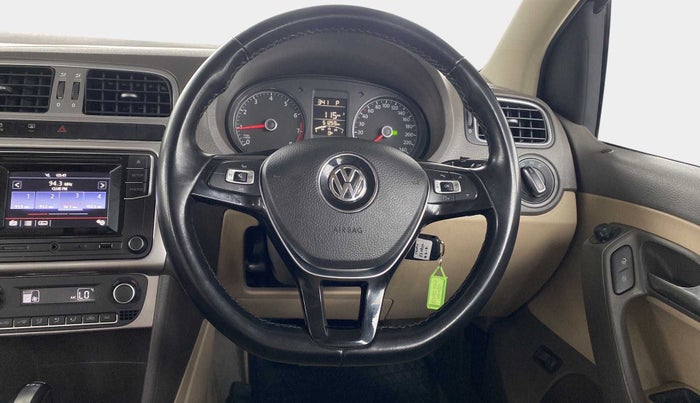 2017 Volkswagen Vento HIGHLINE PETROL AT, Petrol, Automatic, 51,245 km, Steering Wheel Close Up