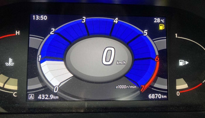 2022 Nissan MAGNITE XV PREMIUM TURBO, Petrol, Manual, 6,845 km, Odometer Image