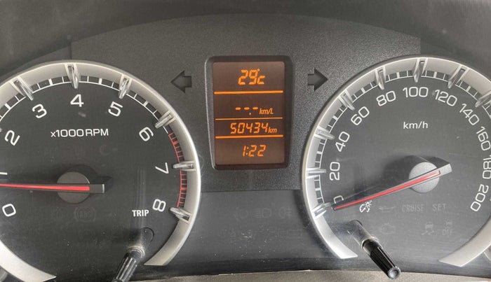 2014 Maruti Ertiga ZXI, Petrol, Manual, 50,489 km, Odometer Image