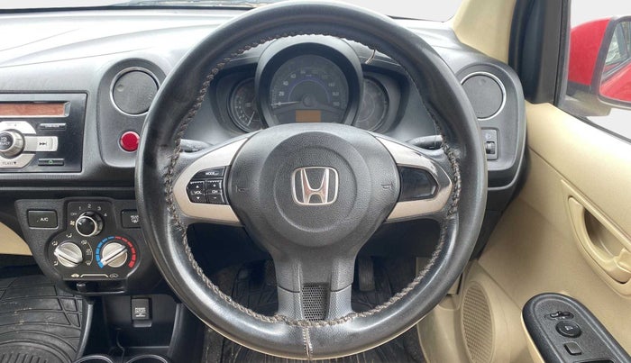 2015 Honda Brio S MT, Petrol, Manual, 73,676 km, Steering Wheel Close Up