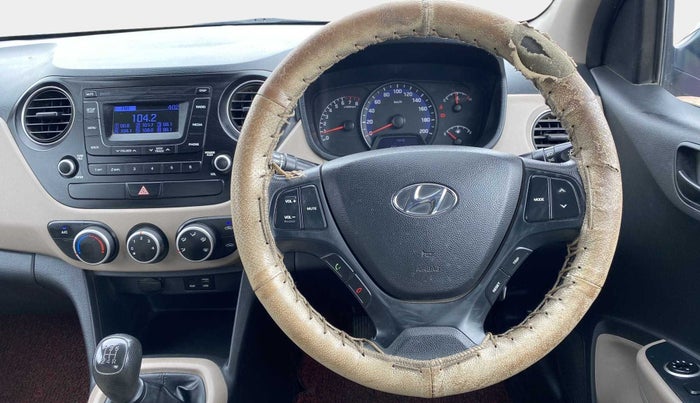 2017 Hyundai Xcent E+, Petrol, Manual, 95,062 km, Steering Wheel Close Up