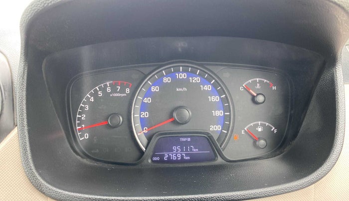 2017 Hyundai Xcent E+, Petrol, Manual, 95,062 km, Odometer Image