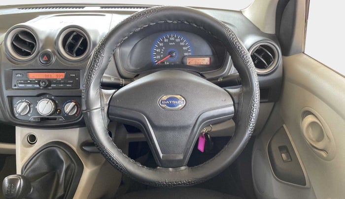 2018 Datsun Go Plus T, Petrol, Manual, 33,634 km, Steering Wheel Close Up