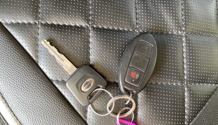2018 Datsun Go Plus T, Petrol, Manual, 33,634 km, Key Close Up