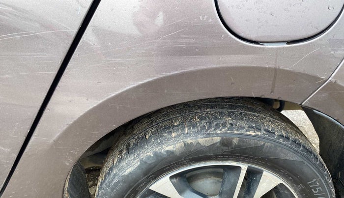 2018 Tata TIGOR XZ PLUS PETROL, Petrol, Manual, 1,06,310 km, Left quarter panel - Slightly dented