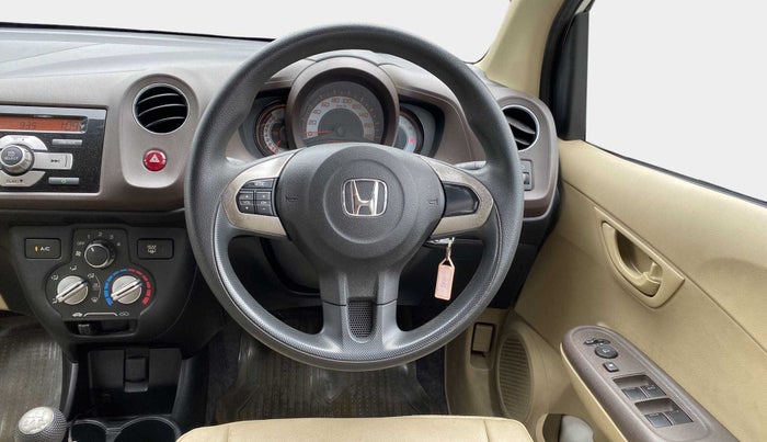 2013 Honda Brio S MT, Petrol, Manual, 50,704 km, Steering Wheel Close Up