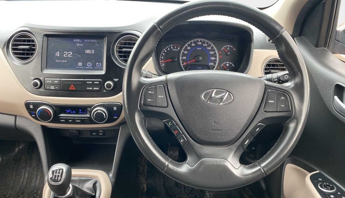 2017 Hyundai Grand i10 ASTA 1.2 KAPPA VTVT, Petrol, Manual, 26,189 km, Steering Wheel Close Up