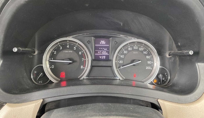 2016 Maruti Ciaz ZXI, Petrol, Manual, 47,075 km, Odometer Image