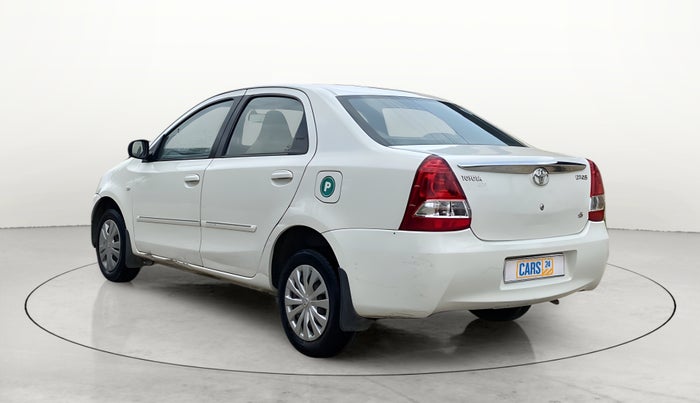 2012 Toyota Etios G, Petrol, Manual, 54,815 km, Left Back Diagonal
