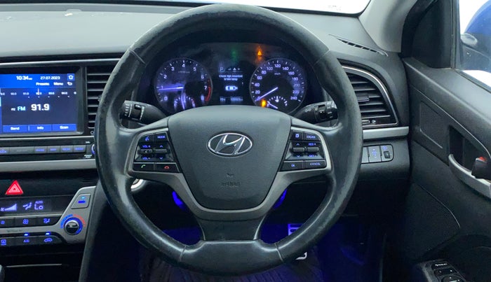 2017 Hyundai New Elantra 2.0 SX(O) AT PETROL, Petrol, Automatic, 1,08,538 km, Steering Wheel Close Up