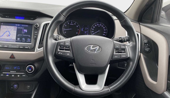 2018 Hyundai Creta SX 1.6 PETROL, Petrol, Manual, 57,085 km, Steering Wheel Close Up