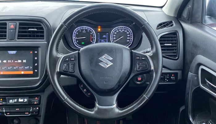 2020 Maruti Vitara Brezza ZXI +, Petrol, Manual, 27,248 km, Steering Wheel Close Up