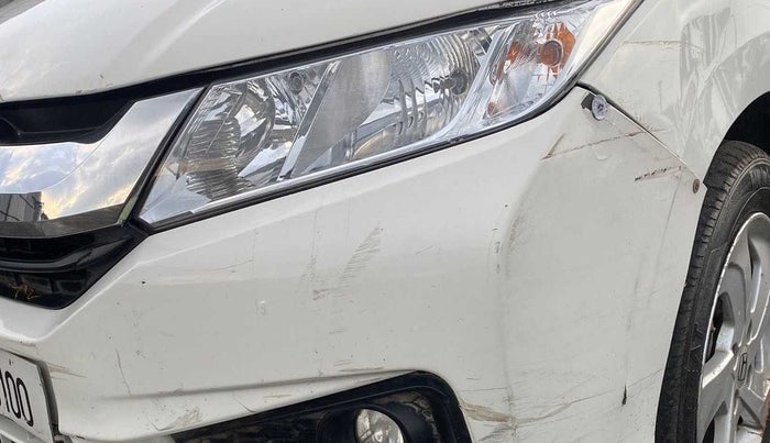 2014 Honda City 1.5L I-DTEC V, Diesel, Manual, 1,09,296 km, Front bumper - Minor scratches