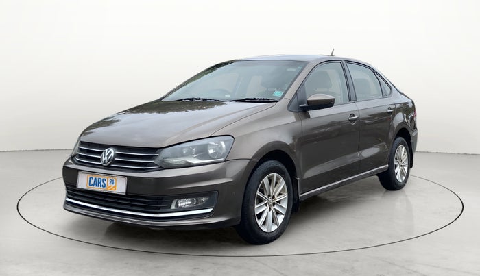 2015 Volkswagen Vento HIGHLINE 1.5 AT, Diesel, Automatic, 76,338 km, Left Front Diagonal