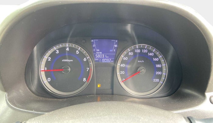 2013 Hyundai Verna FLUIDIC 1.6 VTVT EX, Petrol, Manual, 1,18,059 km, Odometer Image