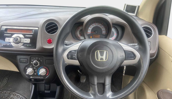 2012 Honda Brio S MT, Petrol, Manual, 29,346 km, Steering Wheel Close Up