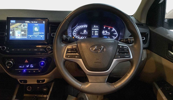 2022 Hyundai Verna SX (O) 1.5 CRDI, Diesel, Manual, 22,049 km, Steering Wheel Close Up