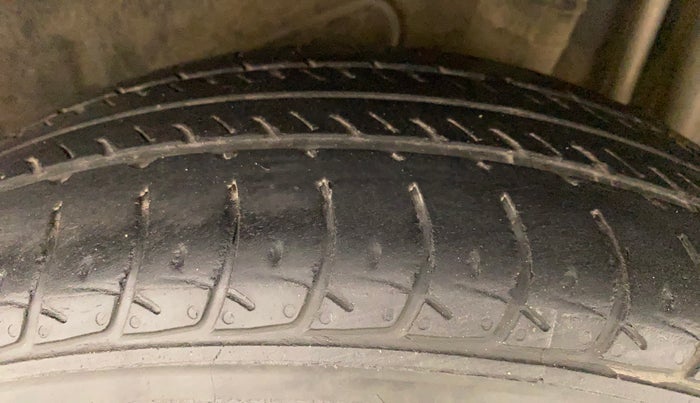 2019 Datsun Go T CVT, Petrol, Automatic, 70,260 km, Left Rear Tyre Tread