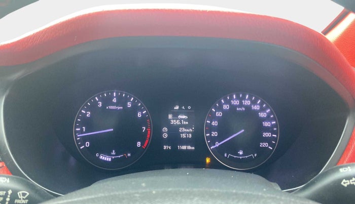 2017 Hyundai Elite i20 ASTA 1.2 (O), Petrol, Manual, 1,14,973 km, Odometer Image
