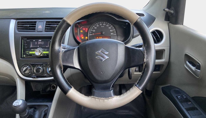 2015 Maruti Celerio VXI, Petrol, Manual, 1,14,574 km, Steering Wheel Close Up